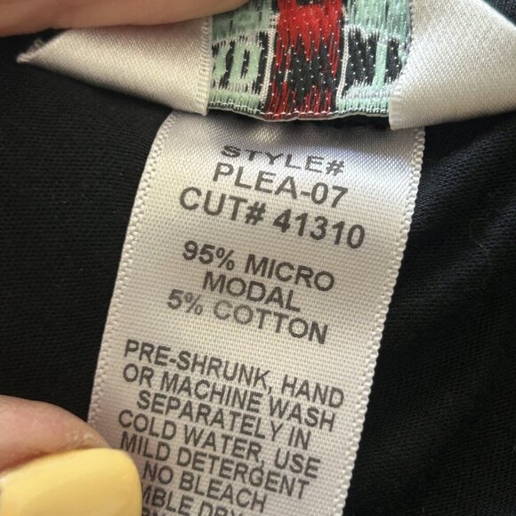 Hard Tail Forever Black Mini Pleated Asymmetrical Tiered Skirt Size Small - Picture 3 of 7